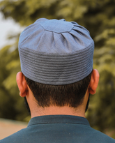 R025 - Hippie Blue Checked Rounded